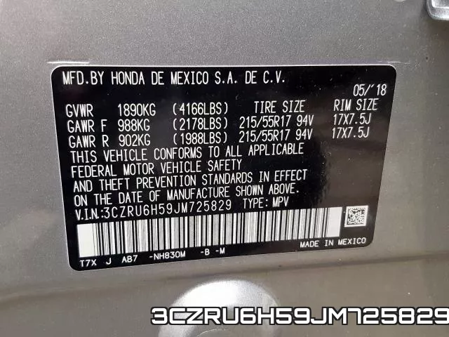 3CZRU6H59JM725829