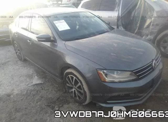 3VWDB7AJ0HM206663