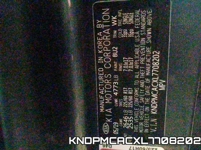 KNDPMCACXL7708202