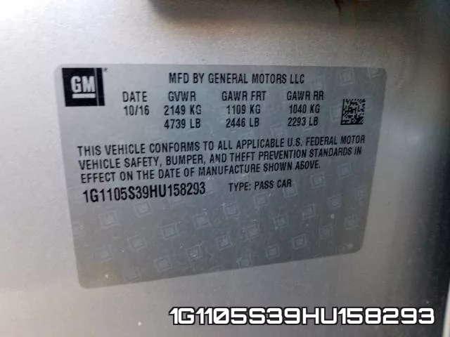 1G1105S39HU158293