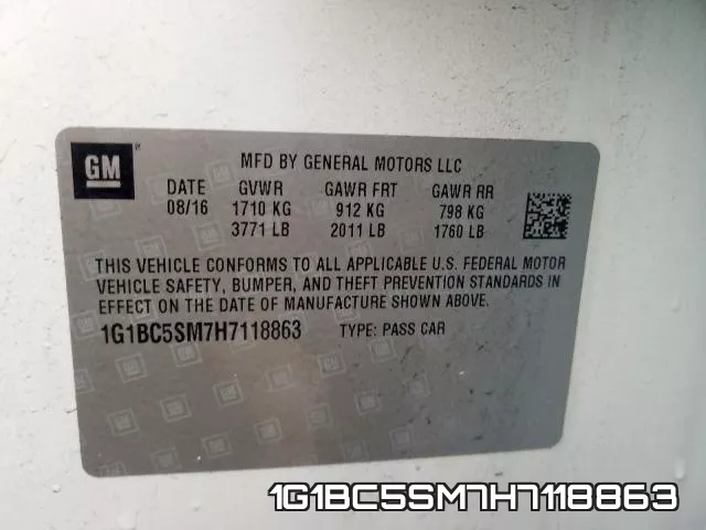 1G1BC5SM7H7118863