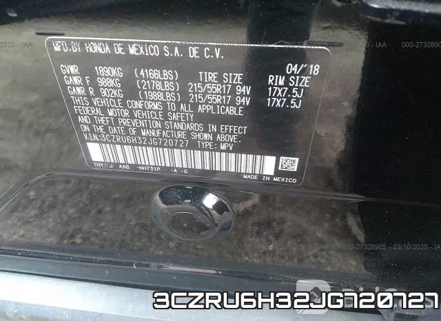 3CZRU6H32JG720727
