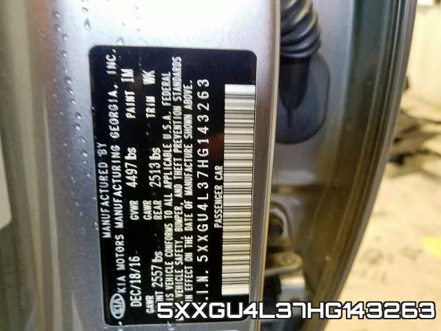 5XXGU4L37HG143263