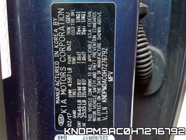 KNDPM3AC0H7276792