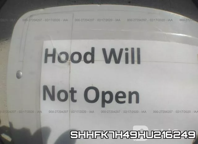 SHHFK7H49HU216249
