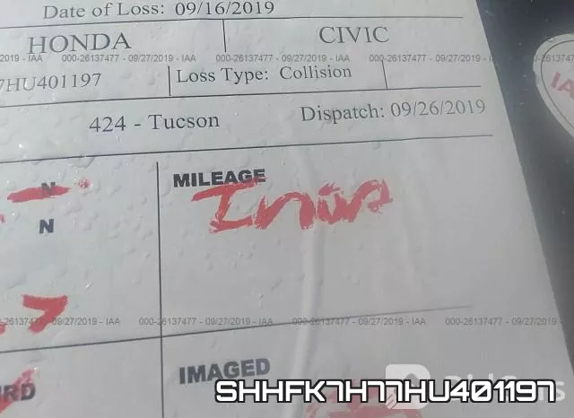 SHHFK7H77HU401197