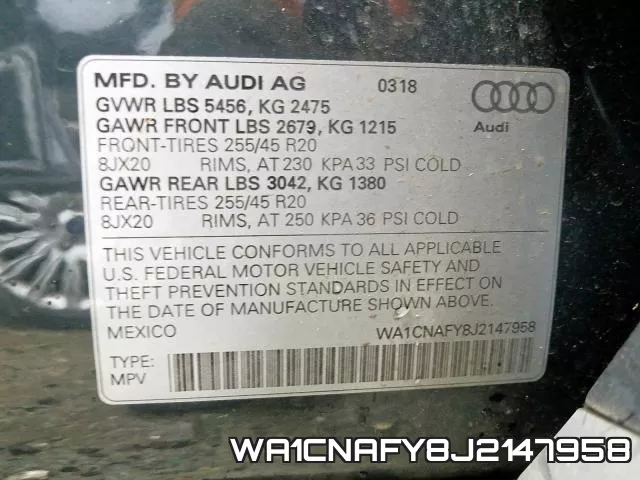 WA1CNAFY8J2147958