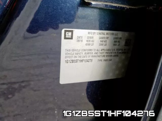 1G1ZB5ST1HF104276