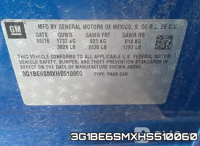 3G1BE6SMXHS510060