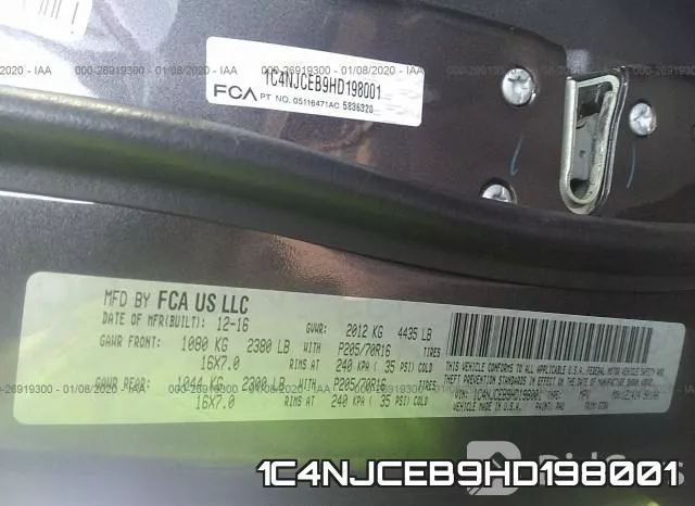 1C4NJCEB9HD198001