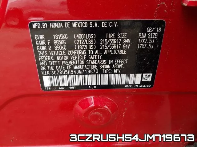 3CZRU5H54JM719673