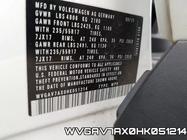 WVGAV7AX0HK051214