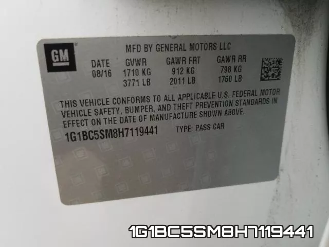 1G1BC5SM8H7119441