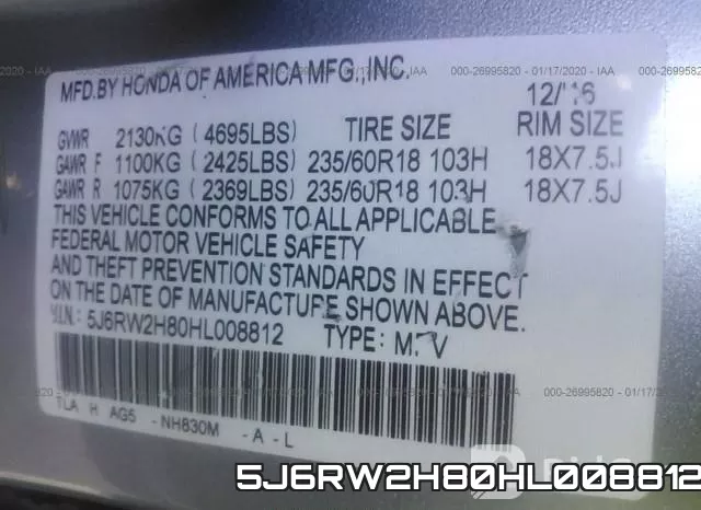 5J6RW2H80HL008812
