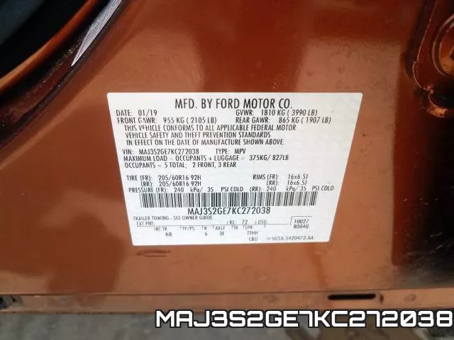 MAJ3S2GE7KC272038