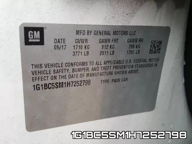 1G1BC5SM1H7252798