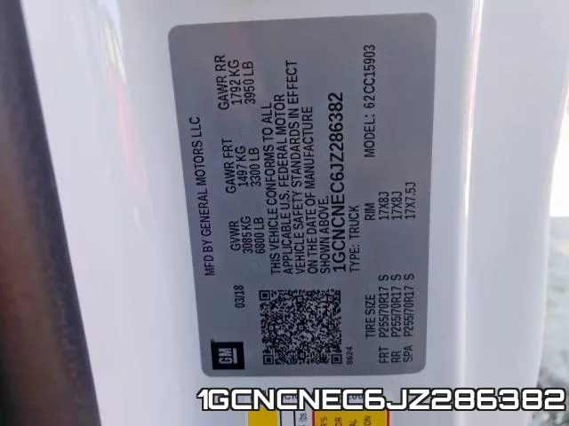 1GCNCNEC6JZ286382