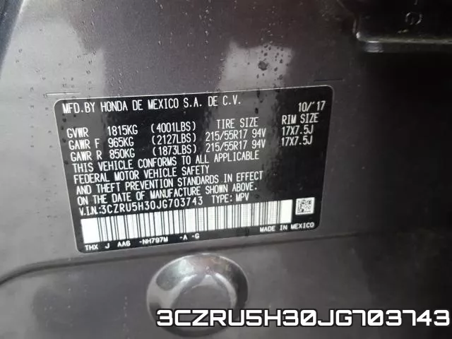 3CZRU5H30JG703743