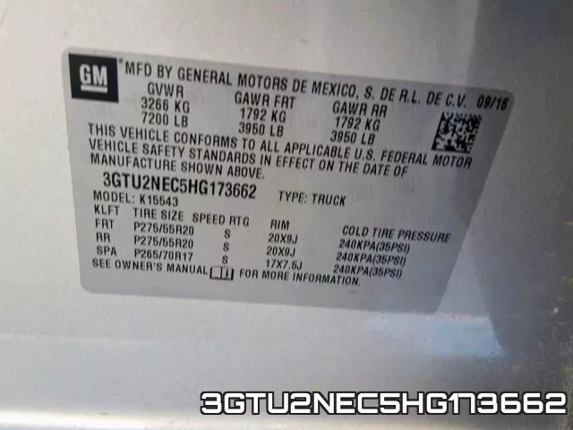 3GTU2NEC5HG173662