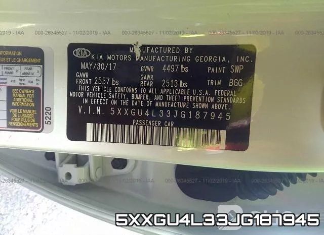 5XXGU4L33JG187945