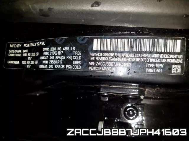 ZACCJBBB7JPH41603