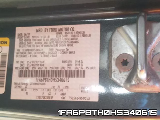 1FA6P8TH0H5340615