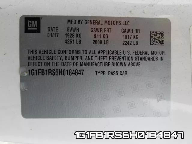 1G1FB1RS6H0184847