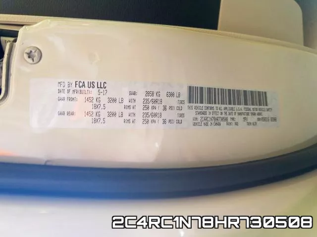 2C4RC1N78HR730508