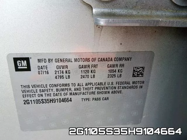 2G1105S35H9104664