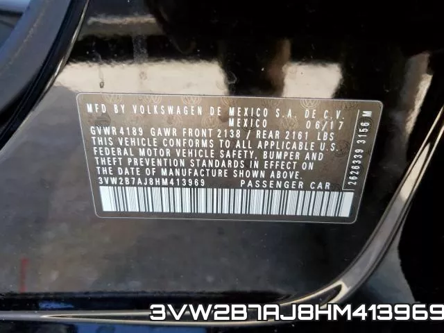 3VW2B7AJ8HM413969