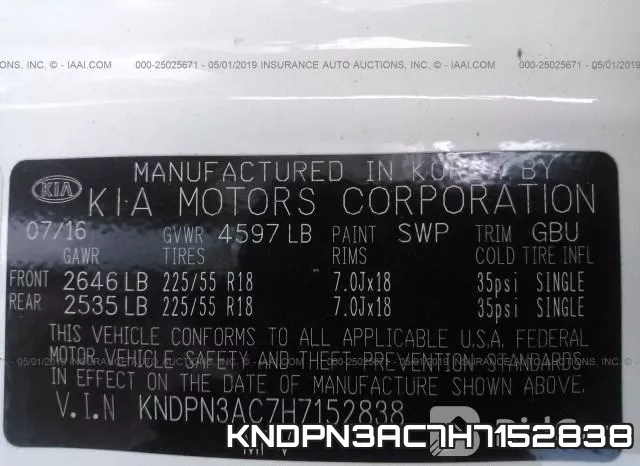 KNDPN3AC7H7152838