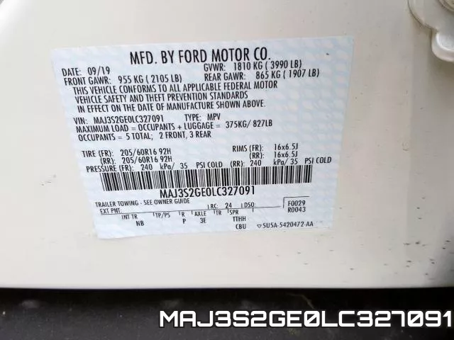 MAJ3S2GE0LC327091