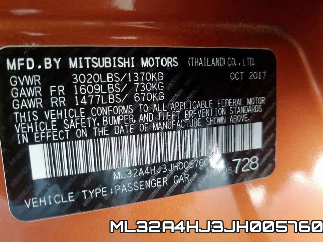 ML32A4HJ3JH005760