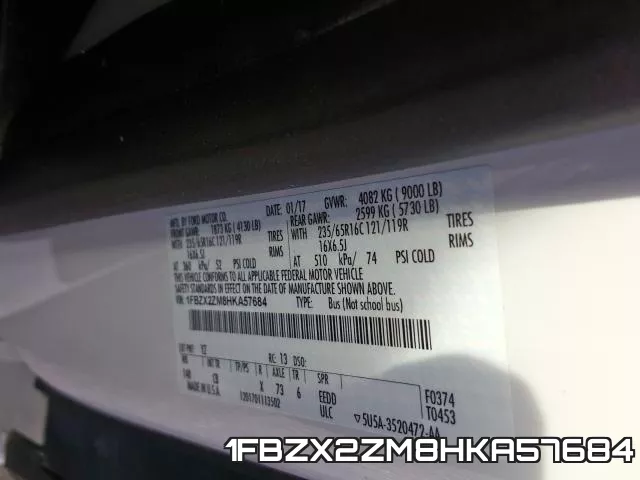 1FBZX2ZM8HKA57684