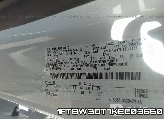 1FT8W3DT7KEC03660