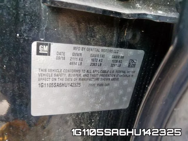 1G1105SA6HU142325