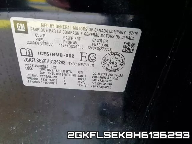 2GKFLSEK8H6136293