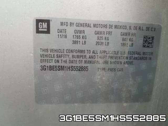3G1BE5SM1HS552885