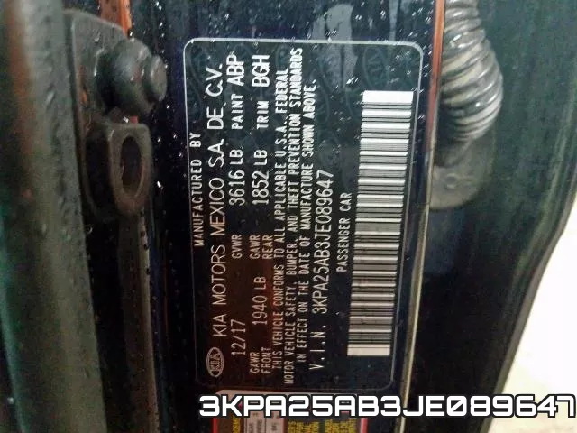3KPA25AB3JE089647