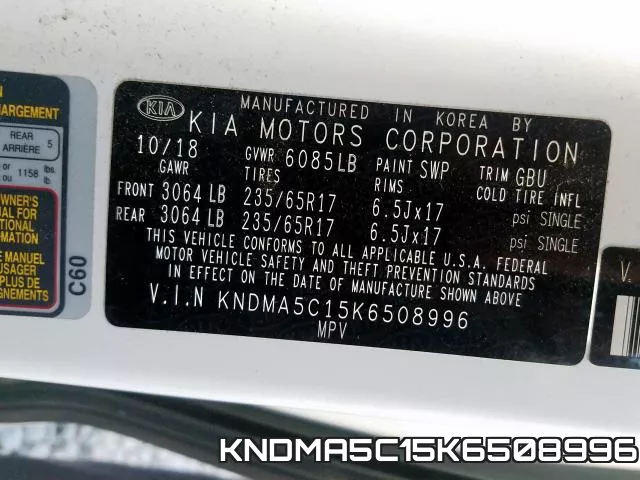 KNDMA5C15K6508996