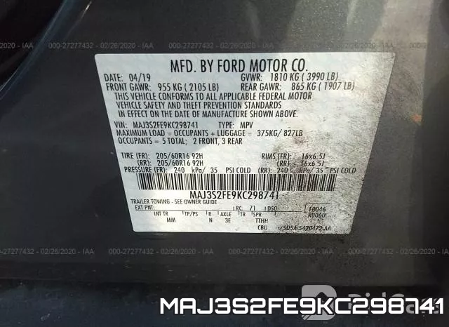 MAJ3S2FE9KC298741