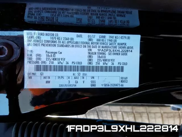 1FADP3L9XHL222814