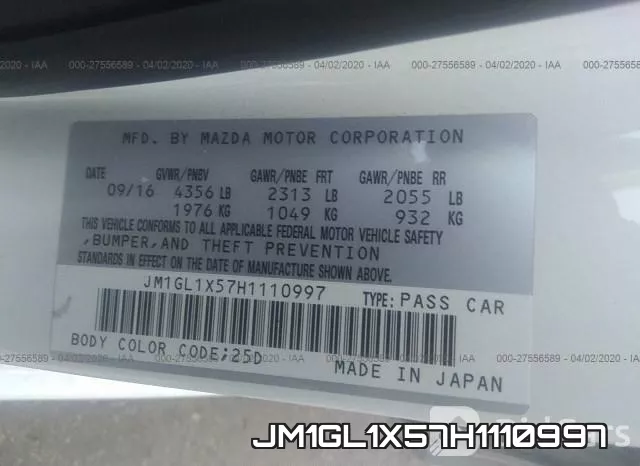 JM1GL1X57H1110997