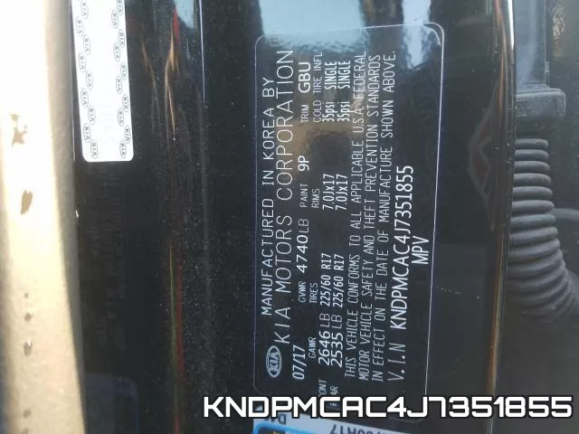 KNDPMCAC4J7351855