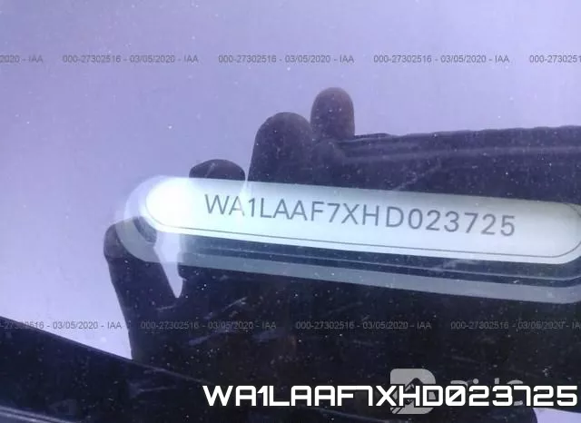 WA1LAAF7XHD023725