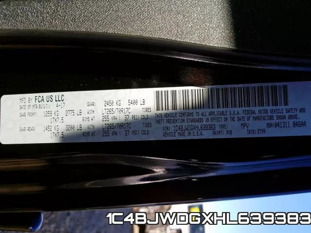 1C4BJWDGXHL639383