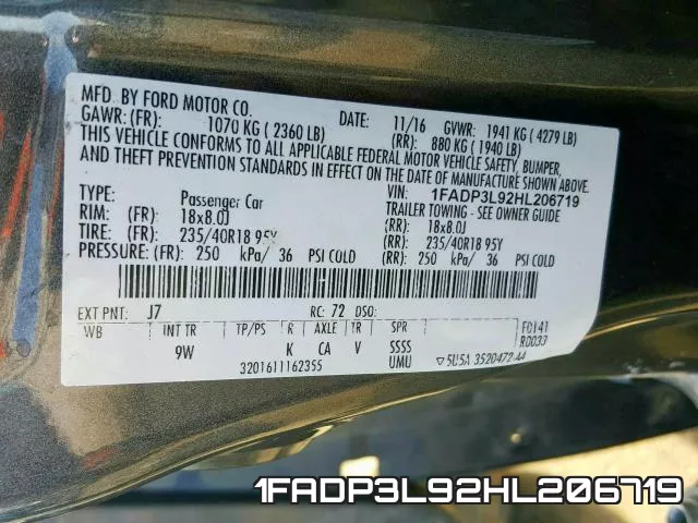 1FADP3L92HL206719