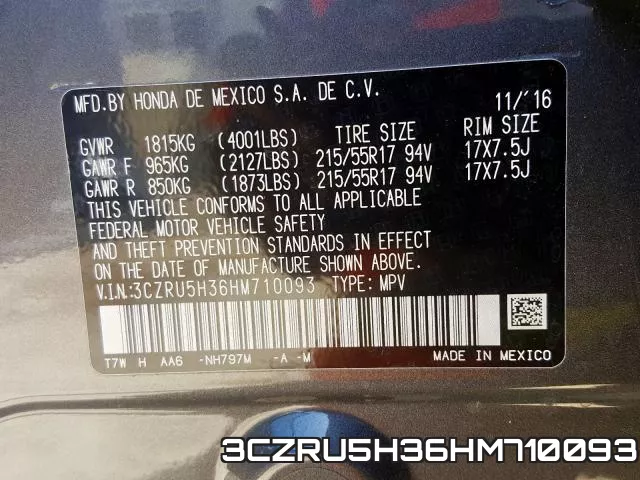 3CZRU5H36HM710093