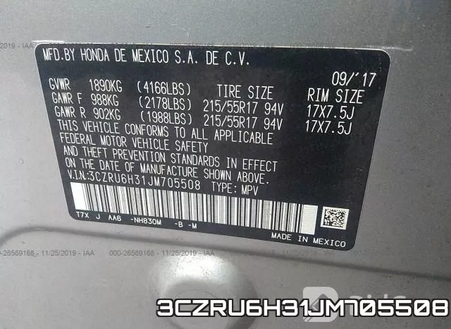 3CZRU6H31JM705508