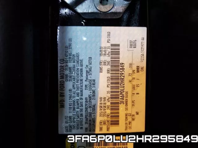 3FA6P0LU2HR295849